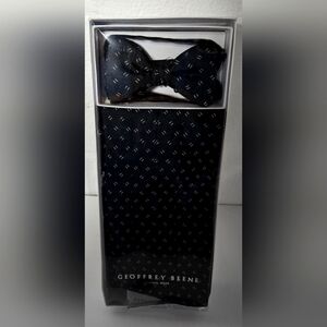 Geoffrey Beene Formal Wear 100% Silk Cummerbund Set Tie & Sash Pleated New